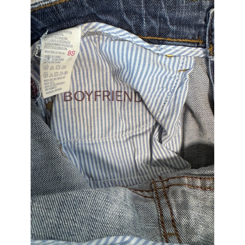 Tommy Hilfiger Boyfriend Jeans Womens 8S Blue Denim Flared Leg Casual - Picture 3 of 6